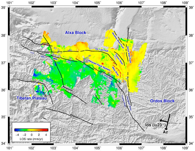 Creeping of continental strike-slip fault